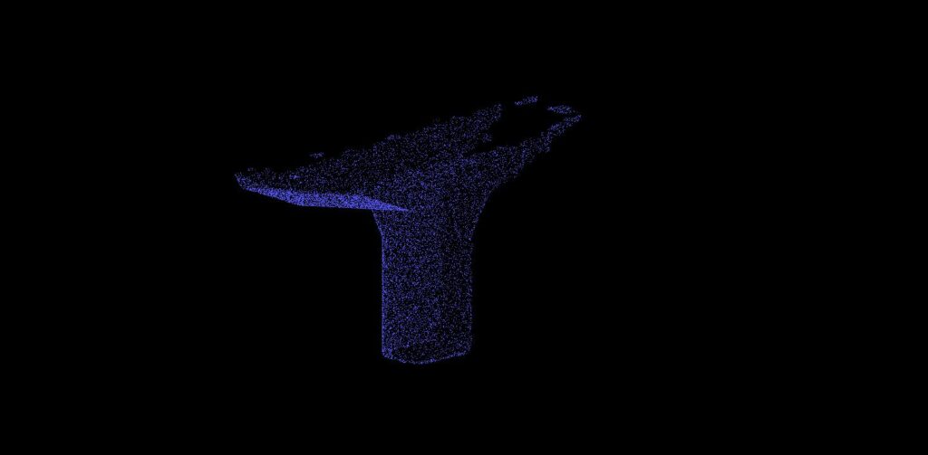 Point cloud data bridge pier